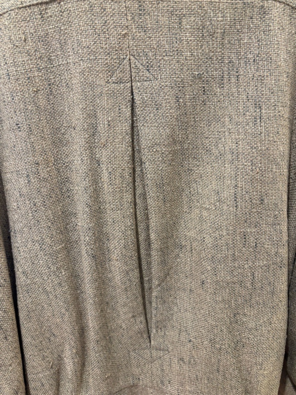 70s NEIMAN MARCUS LINEN SILK BLEND BOMBER JACKET W BACK PLEAT ECLECTIC GRANDPA L - Picture 6 of 10